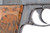 Inscribed 1933 commercial Walther PPK - serial number on the frame and brown Walther grip