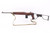 1943 Inland M1A1 Paratrooper .30 Carbine - left side view with folding stock extended and web sling