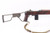1943 Inland M1A1 Paratrooper - pistol grip stock and wire stock, right profile