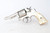 Factory-Nickeled 4" S&W Model 10-5 Revolver - Pearl Grips - Left Side