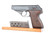 1943 Nazi Army Mauser HSc pistol with magazine, left side