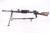 1935 Breda Modello 1930 Costa Rican Contract machine gun - left side view on bipod, shown with the spare barrel