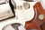 Nickel S&W Model 586 6 inch .357 Magnum revolver - S&W trademark and medallion wood grip