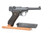 Reworked DWM Mauser Vopo Luger 6596 opposite side view with magazine