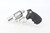 Left side of stainless Colt Magnum Carry revolver