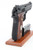 Beretta 92FS FBI National Academy 9mm pistol grip and rear view