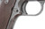 1944 Remington Rand M1911A1 .45 ACP pistol right side trigger guard and grip detail