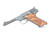1957 Colt Woodsman third series .22 LR pistol - left side view