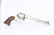 1978 nickel Colt Single Action Army 7.5 inch .45 Colt - right side profile with smooth wood grips