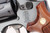 ANIB 6 inch Smith & Wesson Model 586-3 - .357 Magnum - case hardened hammer and S&W trademark