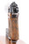 1938 Commercial Walther PPK 7.65mm pistol - rear view of brown Walther grip