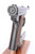 Rear view of the Nambu Type 14 cocking knob and bamboo grips