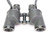 1944 Canadian REL 6x30 binoculars - front view of the objective lenses and center hinge
