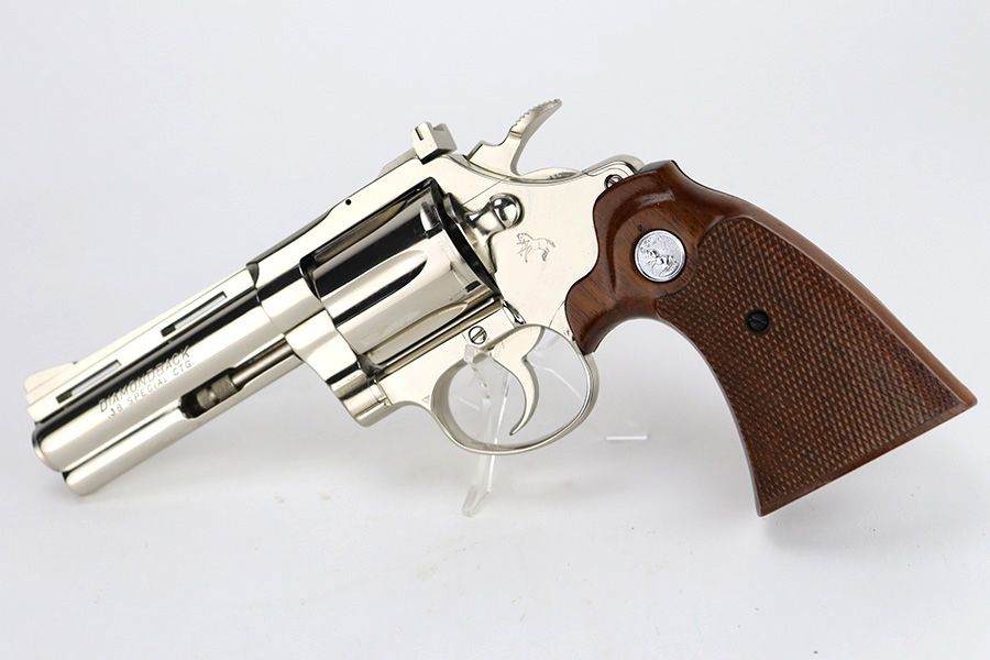 Scarce, Boxed Nickel-Plated Colt Diamondback Revolver