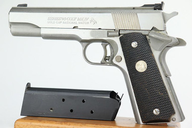 Stainless Colt Series 80 Mk IV - Gold Cup National Match