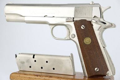 1978 Colt Government Model MK IV Series 70 - Nickeled Finish