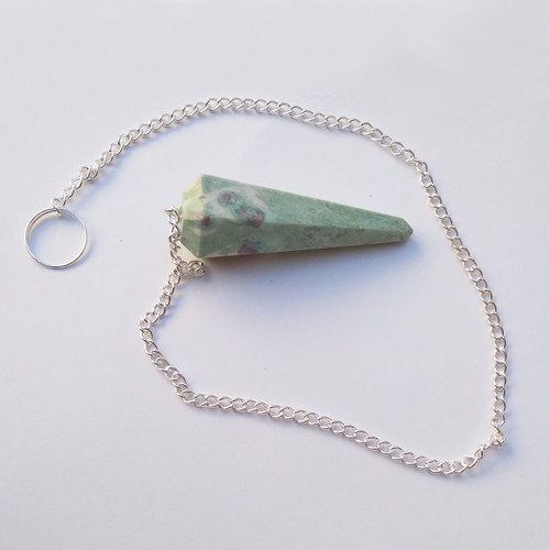 Ruby in Fuchsite 38mm Pendulum