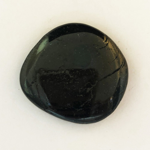 Black Tourmaline Palm Stone approx 40mm