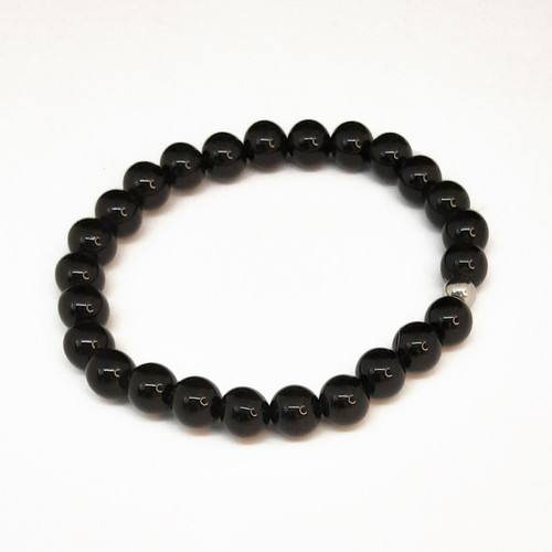 Black Obsidian 10mm Bead Bracelet