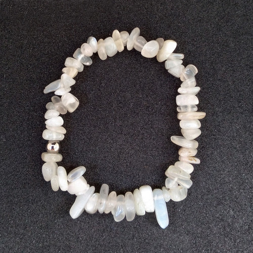 Moonstone Chip Bracelet in XS, S, M, L and XL