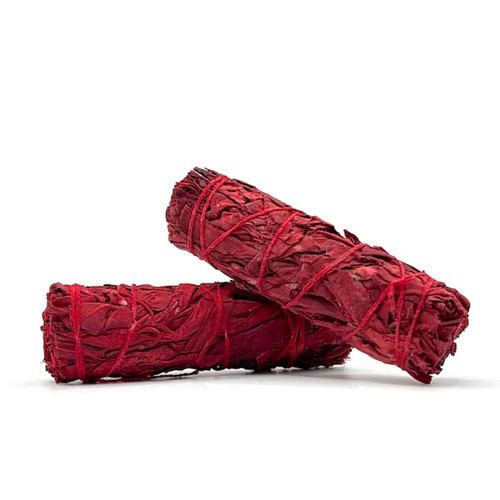 White Sage and Dragon's Blood 10cm Smudge Stick