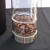 Mixed Tourmaline crystal elixir water bottle - indirect method, separate compartment for crystals