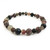 Mixed Tourmaline 6 & 8mm Bead Bracelet in Muted Tones