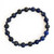 Lapis Lazuli 4mm & 8mm Bead Bracelet