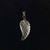Quartz Wing 24mm Angel Wing Pendant