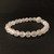 Selenite 8 & 12mm Bead Bracelet