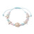 Howlite Starfish Turtle Jade Blue Braided Bracelet