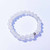 Quartz 8mm Bead Bracelet on white background
