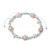 Howlite Jade Starfish Turtle Blue Braided Cord Anklet