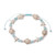Howlite Jade Starfish Turtle Blue Braided Cord Anklet