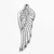 Nathaniel Angel Wing Stainless Steel Pendant on white background