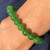 Green Nephrite Jade 8mm Bea Bracelet on hand