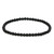 Black Obsidian 4mm Bead Bracelet on white background