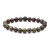 Chicken Blood Stone 8mm Bead Bracelet on a white background