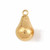 Golden Avocado Charm pendant on a white background