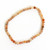 Peach Moonstone 6mm Faceted Bead Bracelet