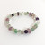 Rainbow Fluorite Bracelet 8mm beads & chunks | Extra Large