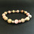 Rhodochrosite 6 & 8mm Bead Bracelet Large