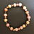 Rhodochrosite 6 & 8mm Bead Bracelet Large