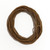 1m of Tan polyester cord 0.8mm width on black background