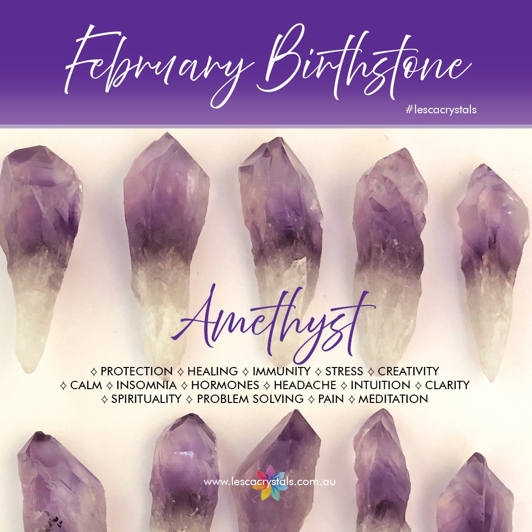 February Birthstone: Amethsyt