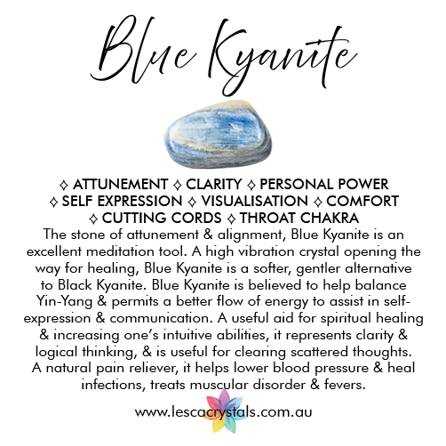 Blue Kyanite Crystal Overview