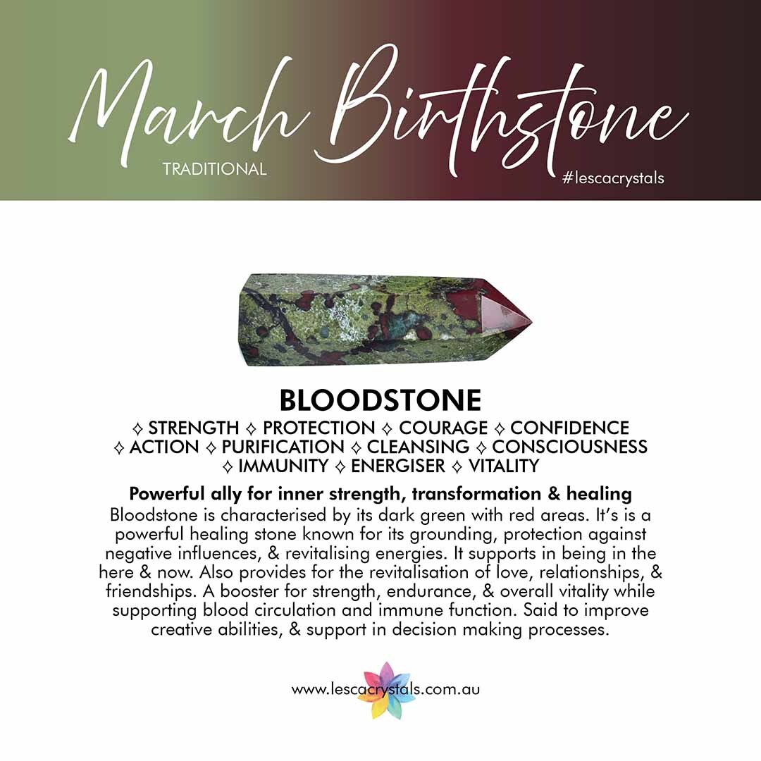 March Birthstone Bloodstone