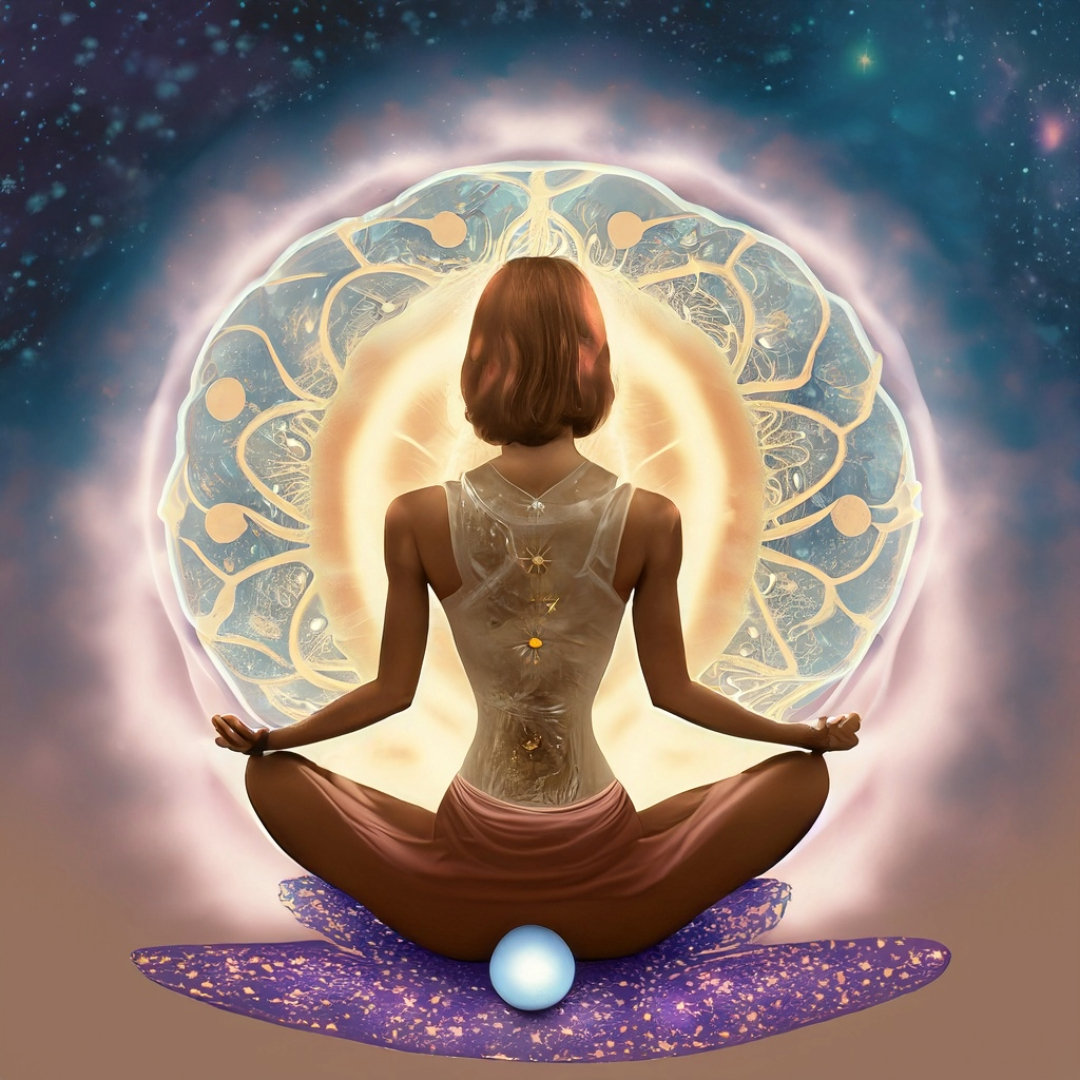 Meditating for Chakra alignment