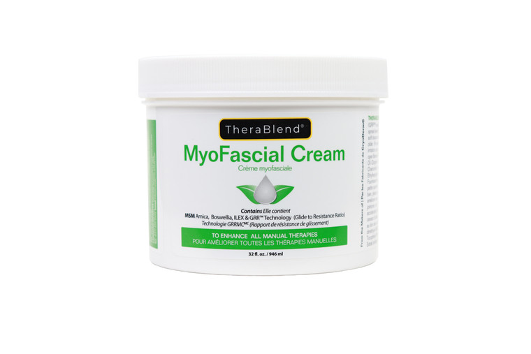 Therablend Myofascial Cream in a 32oz Jar