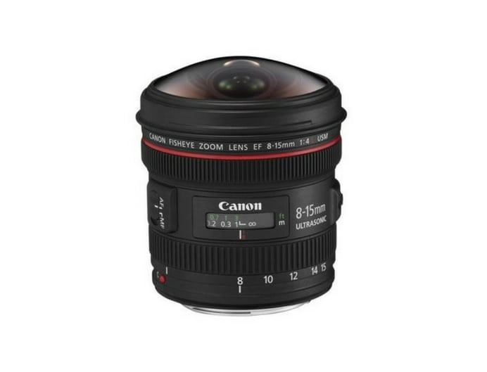 Canon EF 8-15mm f/4L Fisheye USM with 180° diagonal angle | Top-Teks